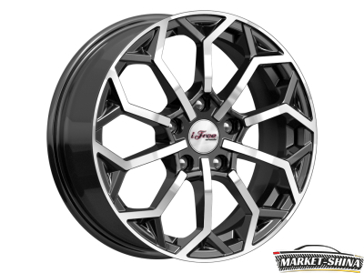 iFree Спейс-Нидл 6.5 x 16 5*100 Et:38 Dia:67.1 Блэк Джек