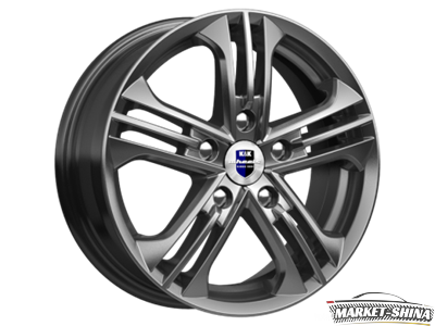 K&K Trinity (КС615) 6 x 15 5*108 Et:43 Dia:67.1 Дарк платинум