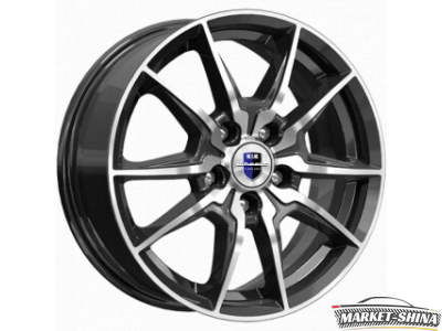 K&K Адамар (КС886) 6.5 x 16 5*100 Et:40 Dia:67.1 Дарк платинум