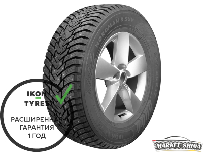 Ikon Tyres (Nokian Tyres) Character Ice 8 SUV (Nordman 8 SUV) 235/55 R19 105T