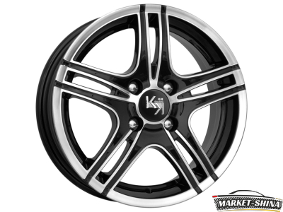 K&K Пандора (КС466) 8.5 x 19 5*114.3 Et:35 Dia:60.1 Алмаз черный