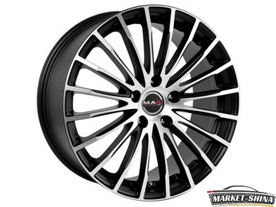 MAK Fatale 8.5 x 19 5*108 Et:38 Dia:72 Ice Black